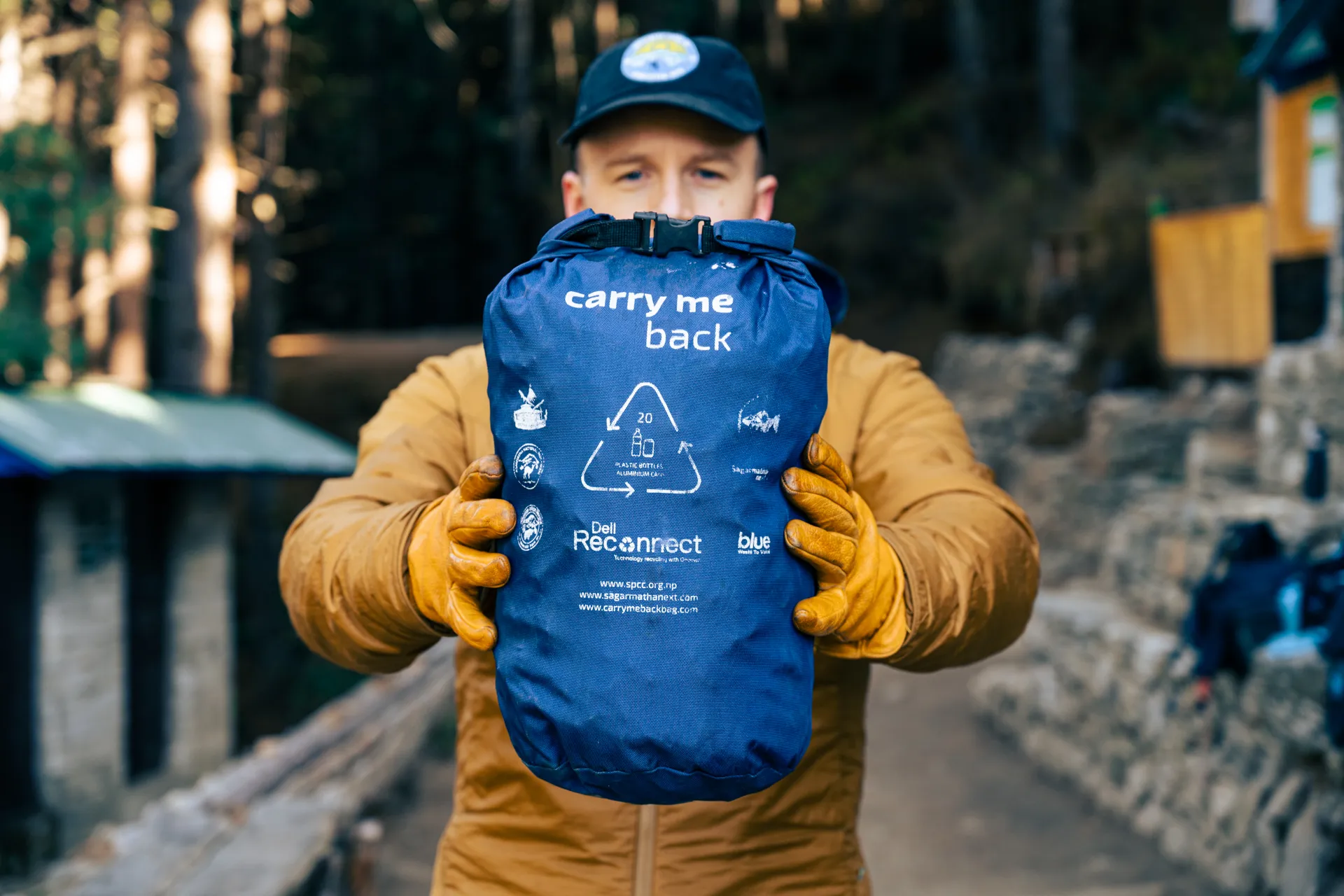 VR headset station inside the exhibition space