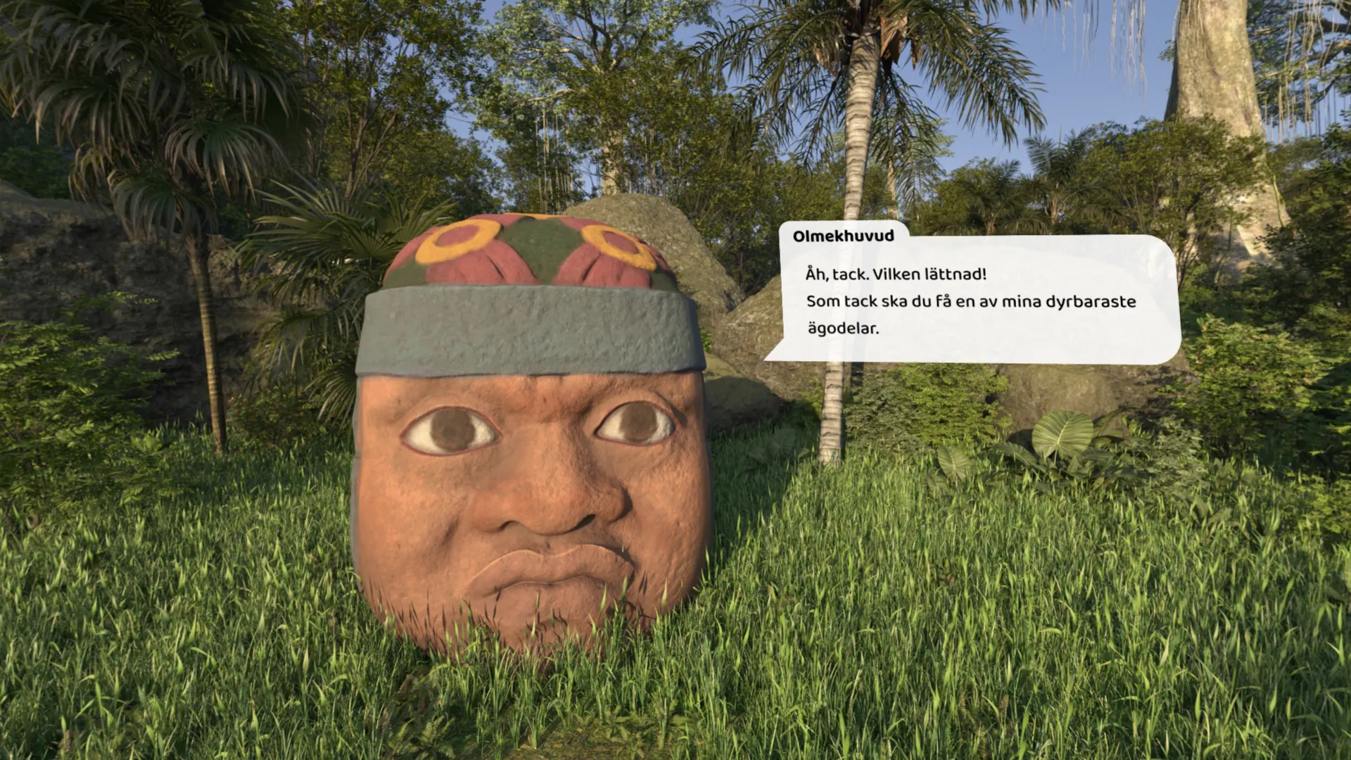 Historical characters from the Aztec era in the experience